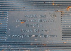 Plano Model 1363 Tacklebox , Holds 4 Small Plastic Tackle Trays, Missing 2