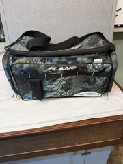 Plano 3700 Soft Sided Fishing Tackle Marine Camo Color / Great Shape!
