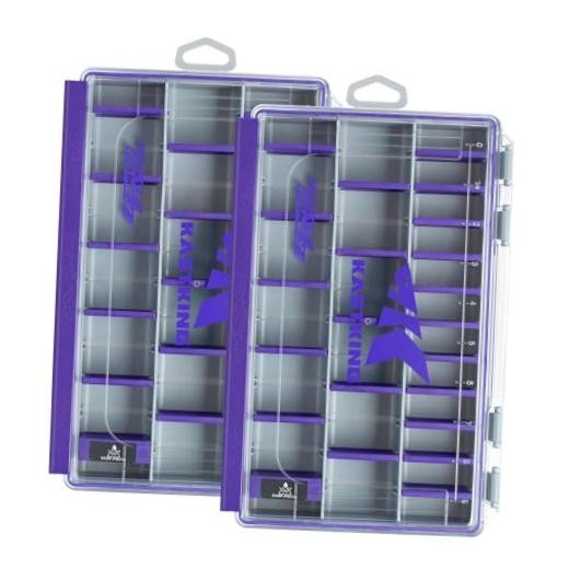 HyperSeal Waterproof Tackle Box, 3600 and 3700 Tackle 3600(2 Pack) Purple