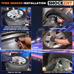 Upgraded TPMS Sensor GM 315MHz, Tire Pressure Monitoring System Sensor Fit fo…