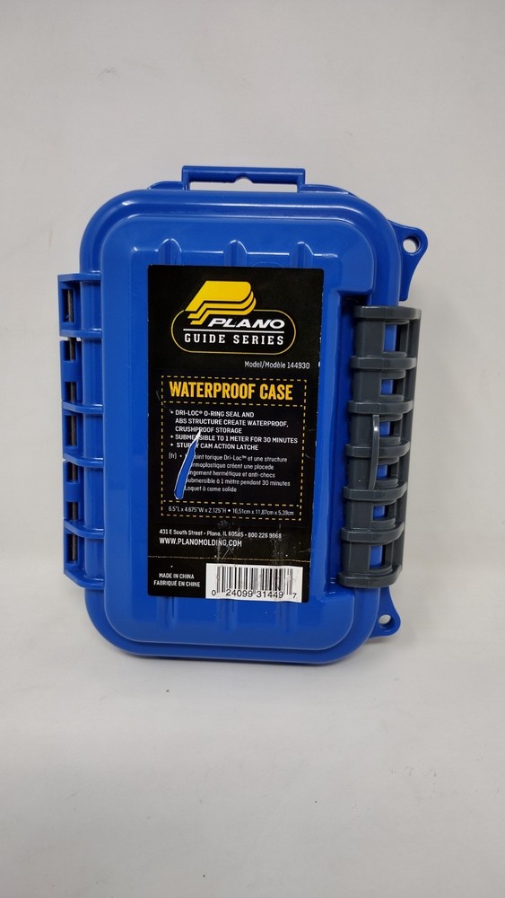 Blue Small Waterproof ABS Structured Case