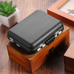 Fishing Accessory Box Durable Plastic Black Reusable Fishing Tool Organizer
