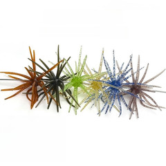 6PCS TPE Soft Sea For Urchin Lure Floating Design for Freshwater Saltwater