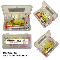 Rigged and Ready Fish Rig One Size, rig travel fishing box + tackle