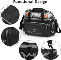 Fishing Tackle Bags – Saltwater & Freshwater Fishing Bags – Rip-Stop PE – Padded