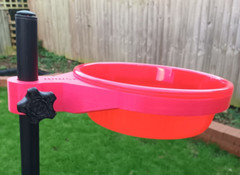 Fishing Ground Bait Bowl For 25mm Chair or Seat Box Leg