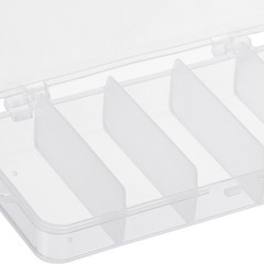 4Pcs 5-Grid Fish Bait Hooks Fishing Tackle Box Accessory Case for Storage