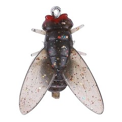 20pcs Realistic Silicone Housefly Fly Fishing Lures with for ultra Hook for Carp