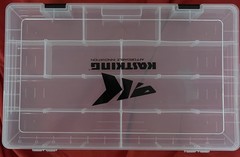 KastKing Tackle Boxes Plastic Box Plastic Storage Organizer Box 14LX8.75WX1.75H