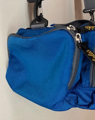 Cabela’s Gear Bag Blue Canvas Duffle Tote Travel/ Fishing Outdoor Pack