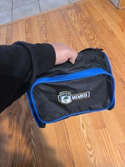 BASS MEMBER Small Duffel Bags & SCALE. ALL NEW! Lot Fishing Supply 12″