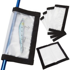 Fishing Lure Covers Tangle Free Hook Protectors Storage Clear 4PK