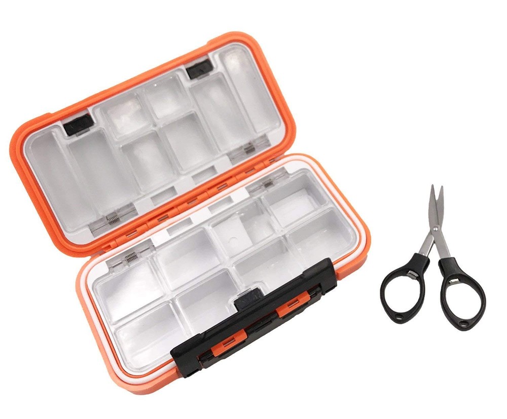 Waterproof Fishing Lure Box Spoon Hooks Baits Storage Tackle Box Containers For
