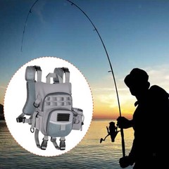 Fly Fishing Chest Pack for Men Women with Compartments Sturdy Lightweight
