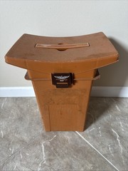 Vintage Fenwick Woodstream Sport Seat 9050 Stowaway Tackle Box ~ Complete ~