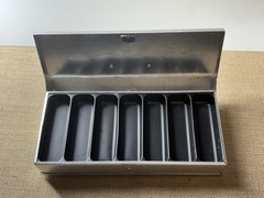 Vintage Umco Corporation Model B-10, 2 Sided Aluminum Terminal Tackle Box