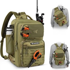 BlowBak Tactical Sling Tackle Bag-Lightweight Fishing Backpack Storge Fishing…