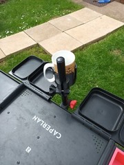 Mug Cup Holder 25mm leg For Camperlan CSB Feeder Chair, Matrix, Daiwa, Maver