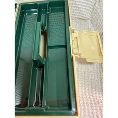 Outdoor Unisex Explorer Series Tackle Box Medium Green Tan SOTB-2