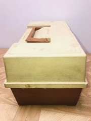 Plano Molding Co. Model 2200 2 Tray Tackle Box Vintage Fishing Gear
