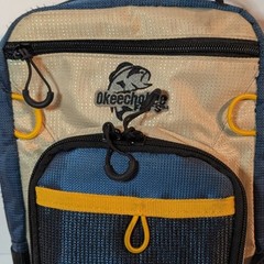 Okeechobee Fats Fly Fishing Tackle Bag Crossbody Mesh Pockets, Angler River Gear