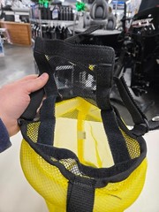 Mesh, Weighted, Floating Bait Bag. Used in Alumacraft fishing boats.