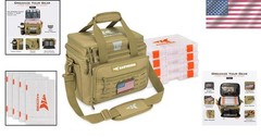 Karryall Fishing Tackle Bag 20L Khaki – 4 Trays, Water-Resistant, Padded Strap