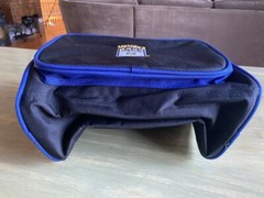 NEW IN BAG!! BASS Member Blue & Black Soft Side Tackle Zip Up Bag Embroidered