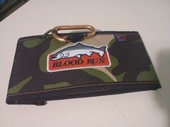 new blood run fishing tackle pouch made in the usa great for stream fishing