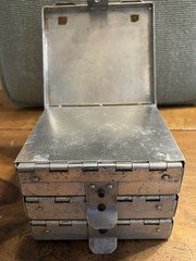 Vintage Richardson or possibly Fye Chest Fly Box