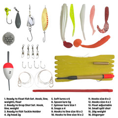 Rigged and Ready Fish Rig One Size, rig travel fishing box + tackle