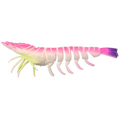 TPE Soft Lure Bait 9.5cm Lifelike Shrimp Design with Weight for Fishing