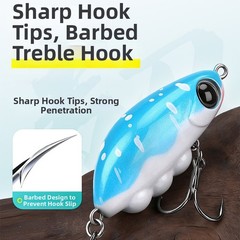 4.2g 4cm Jerkbait Lure Slow Sink Pencil Style for Trout Bass Red Eye Green Spot