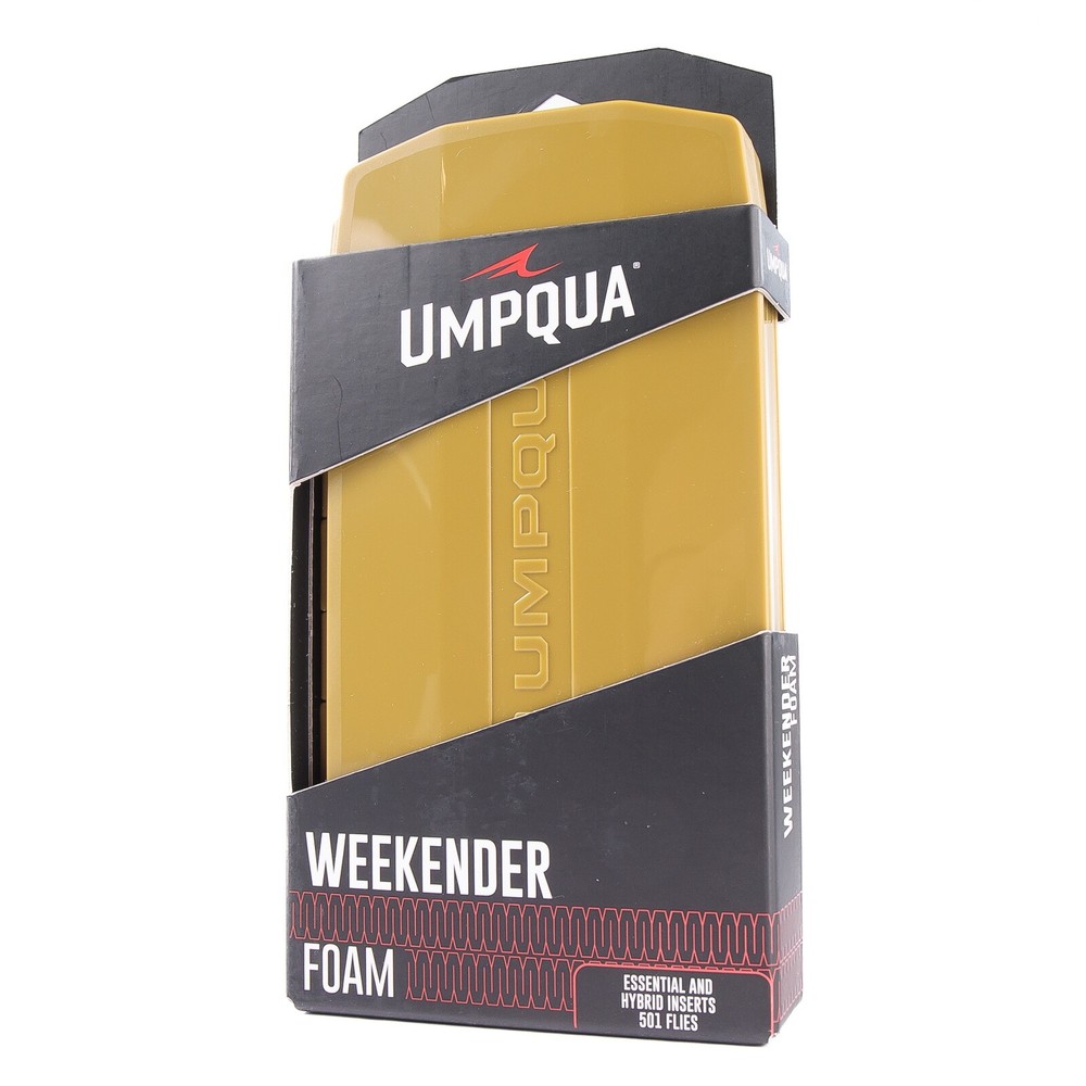 Umpqua Weekender Foam Large Fly Box – Olive – Free Shipping