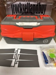Fishing Tackle Box Organizer with Tackle Included Complete Ready2fish Brand NEW