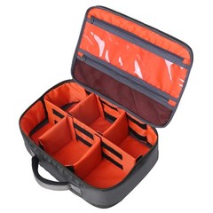 Fishing Reel Case Travel Storage Bag Adjustable Compartments Fly Spinning