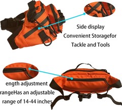 Fishing Fanny Pack for Men -Fishing Fanny Pack-Lightweight and Fishing Sling Pac