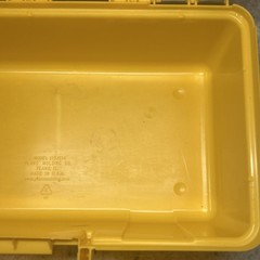 VTG Plano Plastic Tool-Tackle Box W/Removable Tray, Lid Storage 13”x7”x5.5”