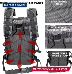 Lightweight Fishing Tackle Backpack Professional Water-Resistant All-in-One Rod