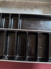 Vintage Unknown Aluminum Tackle Box-4 Tier Tray Old Lure Display Storage NICE