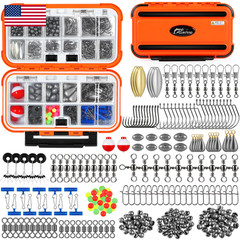 Plusinno Fishing Gear Accessories Kit 253Pcs Fishing Tackle Tackle Included