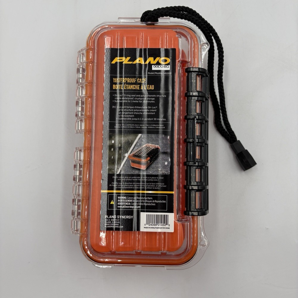 Plano 1450-00 Small Polycarbonate Waterproof Case 9″ x 4.88″ x 3″