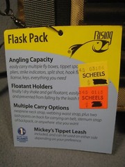 New Rising Fishing Dry Tackle Bag Flask Pack
