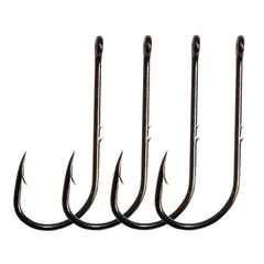 50-100pcs/ Pack Bait Holder Hooks 2 Barbs Fishing Hooks 3#-100pcs