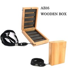 Maxcatch Natural Wooden Fly Fishing Box Case Double Side Foam Insert