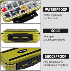 187/343Pcs Fishing Accessories Kit, Organized Fishing Tackle Box with Tackle Inc