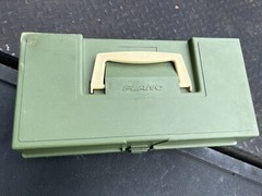 Vintage Plano Vintage Tackle Box w/ Hooks Lures & More Single Latch Future 21