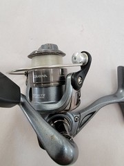 Berkley Fishing Creel loaded with tackle including Daiwa Crossfire Spinning reel