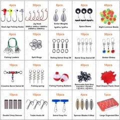 Fishing Accessories Kit, 263pcs Fishing Tackle Kit with Tackle Box Including …