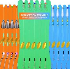 Fishing Leader Foam Board Holder – Pack of 10 with Retaining Pins for Organizing